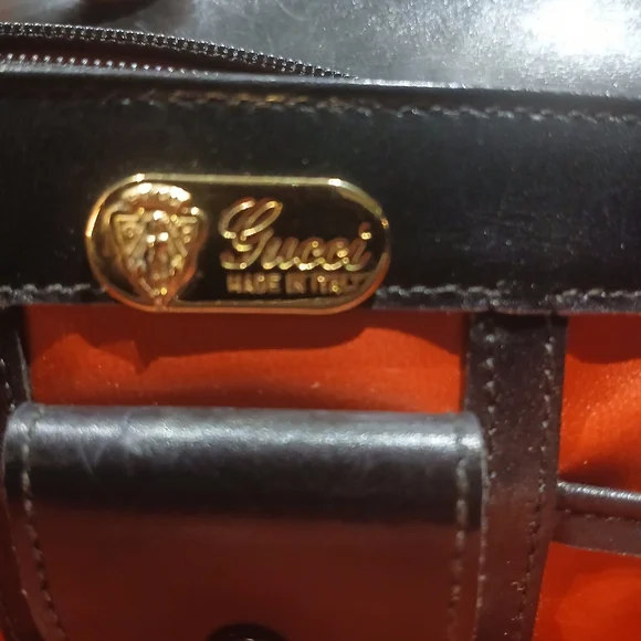 Gucci Black Leather Satchel - Picture 8 of 13
